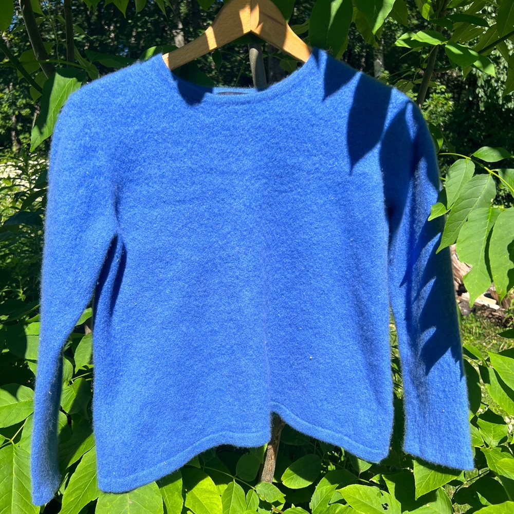 Periwinkle cashmere sweater